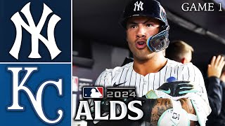 New York Yankees vs Kansas City Royals  ALDS Game 1 Highlights [upl. by Elleiad]