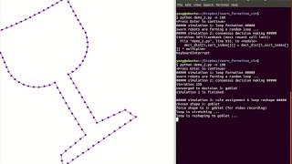 Consensus and Formation Simulation for Swarm Robots  Demo 2 [upl. by Oironoh]