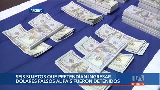 6 personas fueron detenidas por intentar ingresar al mercado 1 millón falsos en Quito [upl. by Ivens982]