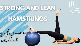 HAMSTRING EXERCISES AT HOME  17 MINUTES STRENGTH ROUTINE [upl. by Garihc560]