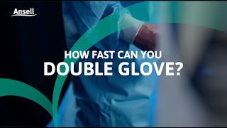 Double glove twice as fast GAMMEX® PI Plus GloveinGlove™ System vs Standard Double Gloving [upl. by Adnalahs]