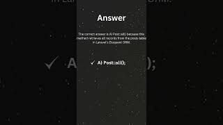 Laravel 11  Quiz  1 shorts laravel [upl. by Itsirk]
