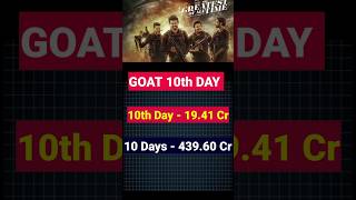 Goat Movie 🎬 10th Day Box Office Collection 🔥 [upl. by Harrat]