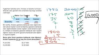 20242025 LGS1 Matematik soru çözümleri [upl. by Lemor212]