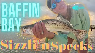 Baffin Bay Fishing Sizzlin Specks [upl. by Eanej]