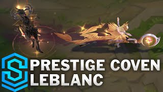 Coven LeBlanc Skin Spotlight  PreRelease  League of Legends [upl. by Picco]