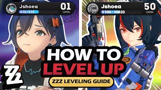 HOW TO GAIN LEVELS FAST IN ZZZ  Zenless Zone Zero Level Guide [upl. by Malloy]