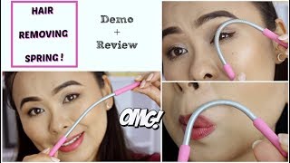 DIY Hair Remover Spring  EASY and PAINLESS [upl. by Aileahcim]