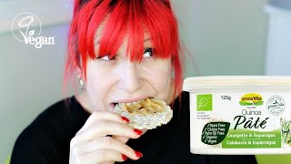 VEGAN TASTE TEST Granovita QUINOA Pate  Sandwich Filling Ideas [upl. by Areval]