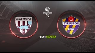 RH BANDIRMASPOR  EYÜPSPOR TFF1LİG PLAYOFF MAÇINI İZLE  TRT SPOR CANLI İZLE [upl. by Harman]