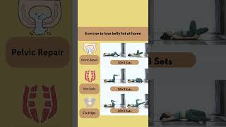 Exercise to lose belly fat at home🏠 bellyfat exercise home workout weightloss losebellyfat [upl. by Ahsimek612]