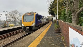 195016 Northern trains 1L53 Leeds to Lincoln 1331 platform 1 Lea Road 31102024 [upl. by Camroc639]