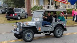 Beaufort NC waterfront Christmas parade 2023 [upl. by Ynohtnaluap]