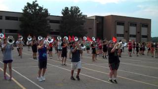 Beavercreek High School 2014 Pre Band Camp Parent Show [upl. by Kaslik594]