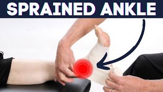 Sprained Ankle How to Wrap Ankle Sprains  Correct [upl. by Heuser529]