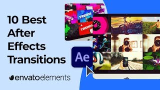 10 Best After Effects Transitions Presets [upl. by Ahsatsan]