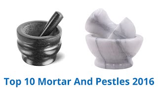 10 Best Mortar And Pestles 2016 [upl. by Ennayar]