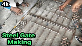 Stainless Steel Grill Gate Making Argon Welding [upl. by Nahum]