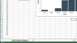 Displaying Quantitative Data on Excel 2013 PC [upl. by Fania]