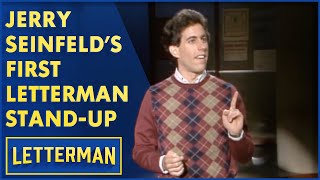 Jerry Seinfelds First StandUp Appearance On quotLate Nightquot  Letterman [upl. by Yrolg]