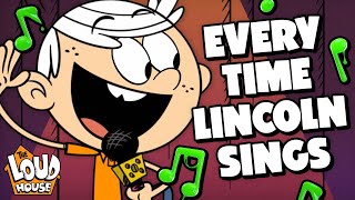 Every Time Lincoln Sings 🎤 w Clyde  Compilation  The Loud House [upl. by Nimzaj]