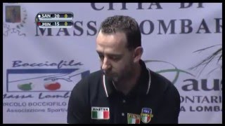 Master 2 giornata  Sandrini Vs Minoccheri [upl. by Durarte]