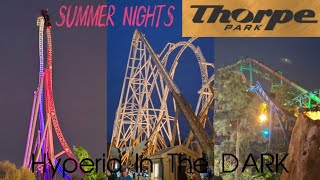 Thorpe Park Summer Nights Vlog  Open Until 9pm [upl. by Guild245]