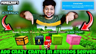 How To Add Crazy Crates Plugin in Aternos Server  Crazy Crates Plugin  Crazy Crates Tutorial [upl. by Castara]