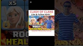 Healerroot rider clear all base Clash of clans Legend league 6k5 shorts clashofclans short [upl. by Leverett19]