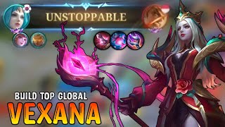 VEXANA BEST BUILD 2024  BUILD TOP GLOBAL VEXANA  MOBILE LEGENDS [upl. by Sherl]