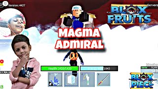 Blox Fruits trying to Kill Magma Admiral Roblox Bloxfruits AlmirsDreamWorld [upl. by Ardeen694]