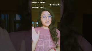 Heterochromatin vs Euchromatin 🔥botany neet mnemonic neet2025 trending neetug shorttricks [upl. by Jervis917]