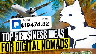 Top 5 Business Ideas for Digital Nomads in 2025 by DOG [upl. by Anairda261]