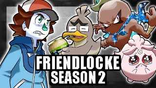 Nuzlocke BUT my friends control the Pokémon Pokémon Friendlocke SEASON 2 Marathon [upl. by Soirtimid990]