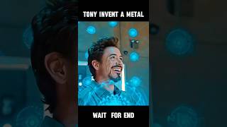 Tony invent a new metal  iron man  marvel ytshorts shorts [upl. by Marek]