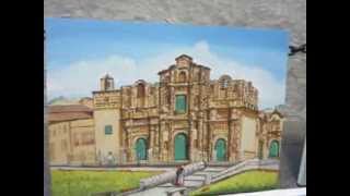 Concurso de pintura rápida en Cajamarca [upl. by Elurd]