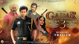 Gadar 3 Official Trailer  Salman Khan  Sunny Deol  Ameesha Patel Gadar 3 Teaser Trailer Updates [upl. by Helm]