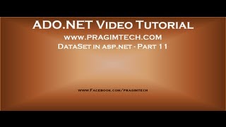 DataSet in aspnet Part 11 [upl. by Cofsky]