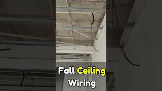 Fall Ceiling Wiring Part 1 [upl. by Herminia571]