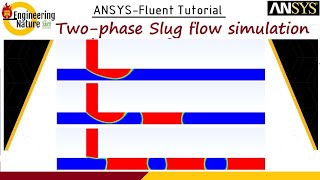 ANSYSFluent Tutorial  Twophase flow  Slug flow  Multiphase flow simulation [upl. by Phillida]