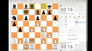 BULLET CHESS GAME ON LICHESS [upl. by Osber]