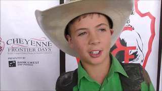 Cheyenne Frontier Days Rodeo Mini Bullriding [upl. by Peppel]