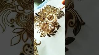 shortssimple and easy 🌺 flower type design plz 🙏 like 👍 share subscribe to my channelshortsvideo [upl. by Aynas555]