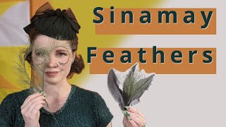 DIY Fake Feathers using Sinamay and Organza  Millinery Hat Making Trims [upl. by Katya]