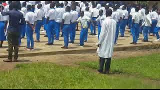 Training parade to the students in each early morning of Monday and Wednesday before starting class [upl. by Hessler]