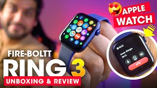 FireBoltt RING 3 Unboxing amp Review⚡️ Bluetooth Calling Smartwatch  Best Smartwatch 2022 Under 5000 [upl. by Germin168]