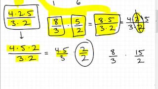 How To Cross Cancel Fractions [upl. by Aret]