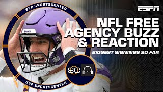 🚨 NFL FREE AGENCY BUZZ 🚨 FULL BREAKDOWN of all the biggest signings so far 👀  SC with SVP [upl. by Gurango]