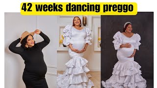 VIRAL 😳😳  42 Weeks Pregnant woman dancing 💃🏻 [upl. by Ailemap713]