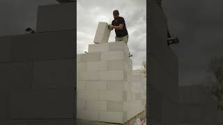 Amazing Innovative Brickwork that ANYONE Can Handle I did it Alone diy construction [upl. by Bultman]